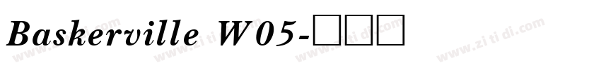 Baskerville W05字体转换